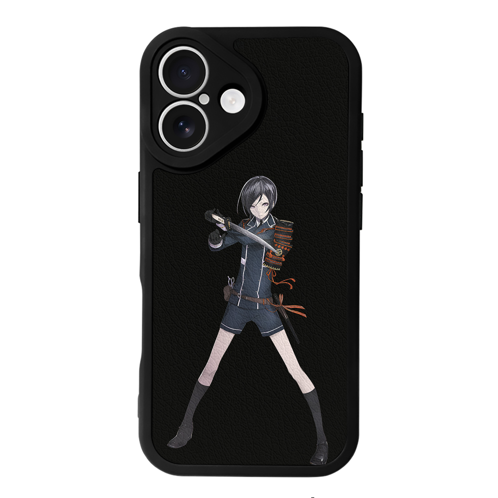 （画像用） 刀剣乱舞 Touken Ranbu 【iPhone 16シリーズ対応】シリコンスマホケース（レザー調） 材質：シリコン